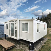 Maison conteneur extensible Petite maison préfabriquée Maisons modulaires préfabriquées Maison mobile de luxe Maison portable pliante 3 chambres à coucher