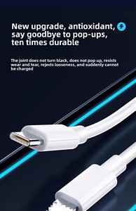 Cable de datos de carga rápida de 2M PD de alta calidad, datos <span class=keywords><strong>Usb</strong></span> súper rentable para iPhone 17, cobre puro tipo <span class=keywords><strong>C</strong></span> a tipo <span class=keywords><strong>C</strong></span> - Product Image 3