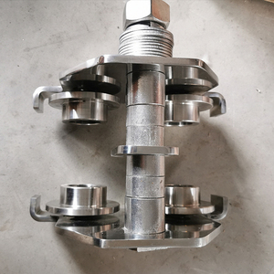 Chariot à plateforme monorail manuel personnalisé de <span class=keywords><strong>2</strong></span> tonnes, à engrenages, en acier inoxydable, industriel, à quatre <span class=keywords><strong>roues</strong></span>, OEM - Product Image 5