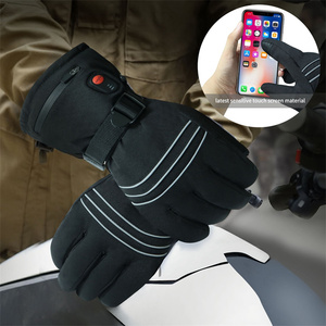 Hombres Mujeres Impermeable Motociclismo Carreras Ciclismo Guantes Congelador Invierno Esquí Calentado Batería Recargable Snowboard Guante - Product Image 2