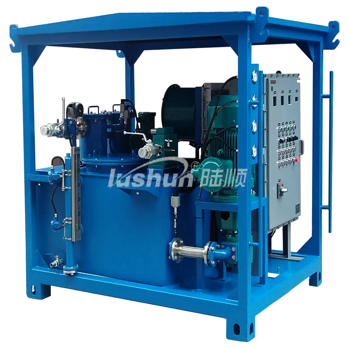 CE Certified GCC Vacuum Engine Oil Hydraulic Oil Flushing Machine