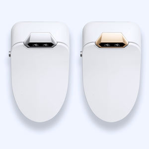 WC intelligent automatique en céramique avec bidet électrique à chasse automatique, capteur <span class=keywords><strong>de</strong></span> <span class=keywords><strong>toilette</strong></span>, cuvette <span class=keywords><strong>de</strong></span> <span class=keywords><strong>toilette</strong></span> automatique - Product Image 4