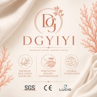 Chemisier ample en soie et lin pour femme, personnalisé avec logo, collection Printemps/Été, marque privée, broderie Portofino, OEM, tailles S-5XL