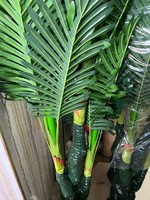 Plante de palmier en plastique de 160 cm sans pot, arbre artificiel pour la décoration intérieure de la maison et du bureau