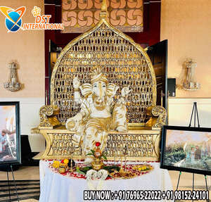 รูปปั้นตกแต่งมณฑปบาลายีและมณฑปมณตากีแบบดั้งเดิม สง่างาม สำหรับพิธีแต่งงานแบบอินเดียใต้ ผลิตจากไฟเบอร์ โดยผู้ผลิตในสหรัฐอเมริกา - Product Image 3