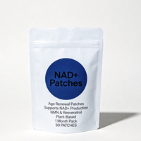 Acentiallabs Offre Spéciale 30 Patchs Transdermiques NAD Plus Suppléments de Santé Premium Anti-Âge Végétaliens et Sans Cruauté Animale