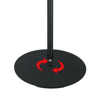 Support de signalisation portable réglable et rotatif, support d'affiche robuste et imperméable pour l'affichage
