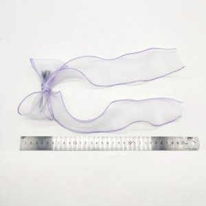 MIO, venta al por mayor, pinza de pelo con lazo nupcial, accesorios de moda para mujer, tela de Organza hecha a mano, talla grande, 13 colores, lazos, pinza de pelo - Product Image 4
