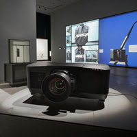 Projecteur vidéo laser d'ingénierie de 20 000 lumens pour les musées et la cartographie architecturale, prise en charge de la fusion des bords et de l'empilage