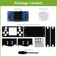 Console de jeu GamePi13 Waveshare avec écran LCD de 1,3 pouce pour Raspberry Pi, résolution 240x240, puce pilote ST7789 intégrée, SPI