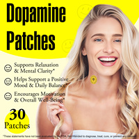 Acentiallabs Patchs Transdermiques de Bien-être à la Dopamine : Motivation Quotidienne et Clarté Mentale – Favorise la Relaxation