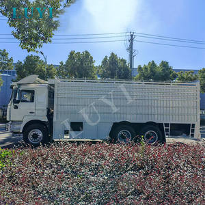 Nouveau <span class=keywords><strong>camion</strong></span> <span class=keywords><strong>de</strong></span> livraison longue distance Shancman 6X4 8X4, châssis 6 roues, ABS, boîte, poids lourd, léger, avec porte enroulable - Product Image 2