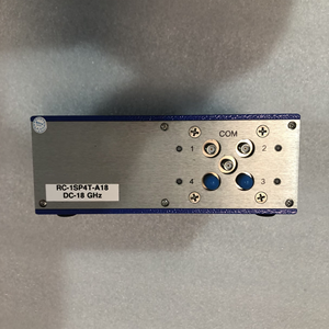 Matrice de commutateurs RF absorbants <span class=keywords><strong>Mini</strong></span>-Cir&cuits RC-1SP4T-A18 DC-18GHz SP4T, contrôlée par USB/Ethernet pour systèmes de test automatisés en laboratoire - Product Image 1