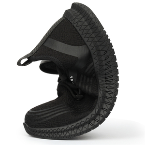 À la mode anti-dérapant semelle en caoutchouc ingénieur hommes sneaker bois acier orteil chaussures de sécurité - Product Image 3