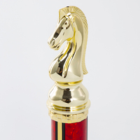 Trofeo Conmemorativo de Ajedrez de Alta Calidad con Impresión UV en Plástico, Base de Mármol Blanco, para Niños, DL03