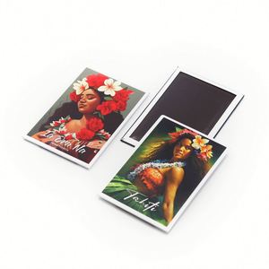 Hot Selling Refrigerator Items Custom Design Tahiti Island Souvenir Gift Tin <b>Fridge</b> Magnet - Product Image 6
