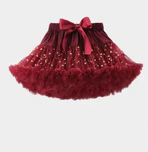 Lovely Baby Girls Fluffy Tutu Falda Niños Summer Girl Pretty Short Skirts Dress