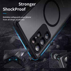 Para Samsung Galaxy A15 A05 A05S A33 A55 A25 <span class=keywords><strong>A23</strong></span> A51A32 <span class=keywords><strong>A13</strong></span> A53 lujo esmerilado magnético inalámbrico carga mate funda trasera dura - Product Image 5