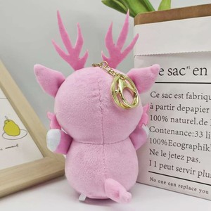 Porte-clés en peluche chat noir mignon en stock, breloque de sac animal de dessin animé, logo personnalisé OEM, cadeau promotionnel en gros - Product Image 6