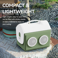 Glacière rigide portable isotherme 15L avec poignée robuste et compresseur intégré