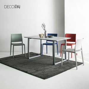 Barato al por mayor francés de comedor moderno plástico barbar silla precio de venta - Product Image 2