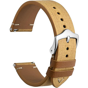 Nueva Correa de Cuero de Gamuza para Relojes Inteligentes Swatch, AP Omega, Garmin, <span class=keywords><strong>Huawei</strong></span>, <span class=keywords><strong>Google</strong></span>, Xiaomi, Tissot, Samsung, de 18, 19, 20, 21 y 22 mm - Product Image 5