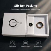 Cincin Pintar Desain Tengkorak H02 Pelacak Aktivitas Kebugaran dengan Analisis Detak Jantung, Oksigen Darah, Tidur, dan Kontrol Kamera Jarak Jauh NFC