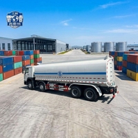 Camion-citerne diesel d'occasion HOWO 6x4 robuste en acier au carbone, réservoir de 30 m³, moteur 351-450 ch, Poids total autorisé au sol (PTAS) 10-15 tonnes, Capacité de charge 11-20 tonnes, Transmission manuelle