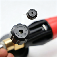 Pistolet à mousse en acier, lance à neige, canon 1L, pulvérisateur d'eau haute pression, bouteille de nettoyage, lavage de voiture