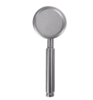 Ensemble de robinetterie de douche de salle de bain en acier inoxydable SUS304 finition huilée, avec pommeau de douche pluie et douchette à jet doux à commande monocommande