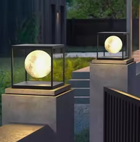 Lampe LED d'extérieur pour poteau de portail de jardin, étanche IP65, en métal, AC 85-265V, pour allée, aménagement paysager, sécurité et décoration