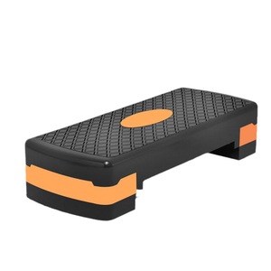 Steppeur de fitness à domicile, pédale d'exercice aérobie, planche de step rythmique, exercice aérobie avec surface antidérapante, hauteur réglable - Product Image 1