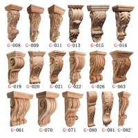 Supports et consoles décoratifs en bois gravés CNC - Design floral mural en matériau naturel