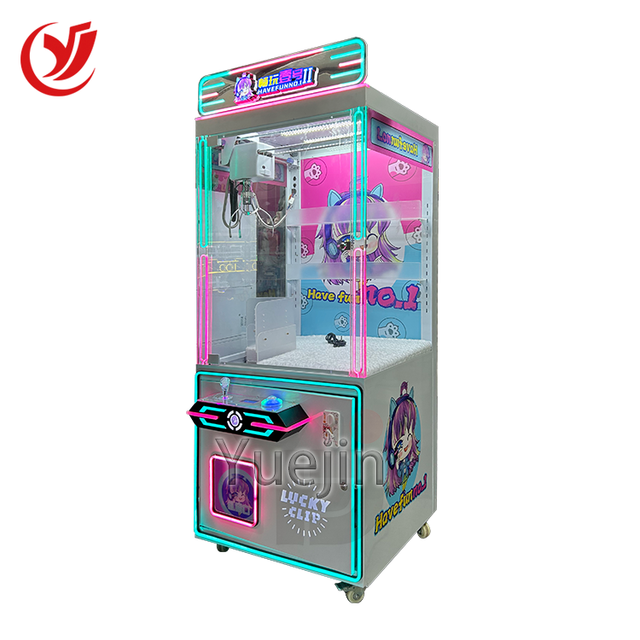 Customized Coin-Operated Metal Plush Toy Vending Machines with Claw Crane Feature Inexpensive Prize Arcade Game