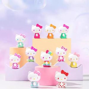 100% Authentique Cartoon 10 Sachets/Boîte <span class=keywords><strong>Hello</strong></span> Kittyed Summer Rainbow Candy PVC Mini Figurines Sac Surprise Jouets de Collection Boîte Mystère - Product Image 6