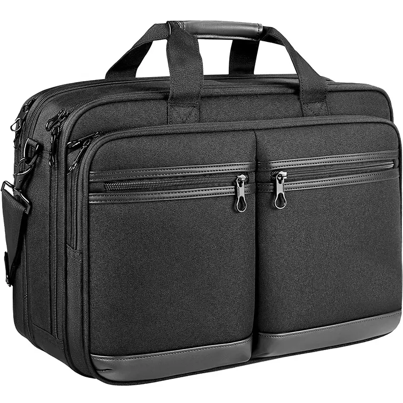 Manufacturer Custom Expandable High Capacity Nylon Shoulder Messenger Business Travelling For Men Women Laptop Bag Briefcases