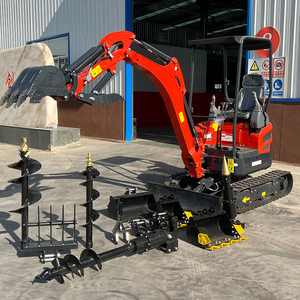 Gratis pengiriman ekskavator mikro 2.5 Ton 1.7 Ton 3 Ton 3,5 Ton penggali Mini pertanian Diesel hidrolik penggali perayap - Product Image 1