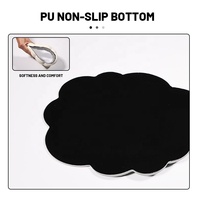 Tapis de souris ergonomique repose-poignet pour clavier Tapis de souris nuage en cuir Tapis de souris de jeu PC Speed Desk Mat Gamer Custom for Office Home