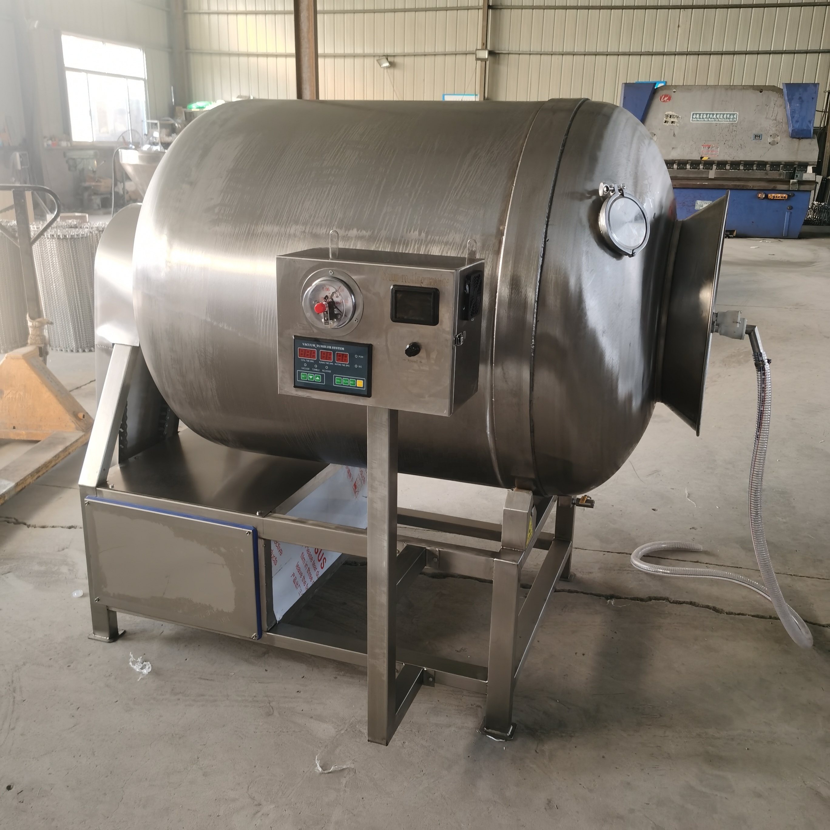 Marinator Tumbling Vakum 500L, Tumbler Pijat Daging Sapi Garam/Mixer Blender untuk Pemrosesan Daging