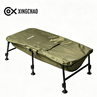 XINGCHAO Berceau de pêche à la carpe d'extérieur, avec pieds télescopiques réglables, pliable et portable, station de soin pour poisson