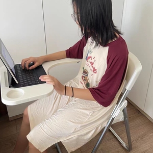 Wholesale Modern Home Office Stackable Folding Training Learning Trainling Study <strong>Chair</strong> with Writing Tablet Pad Bookrack - Product Image 4