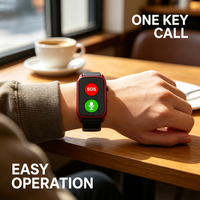 Montre connectée 4G S3 Senior avec fonction SOS, alerte de chute, localisation en temps réel, surveillance de la santé, bracelet intelligent pour personnes âgées