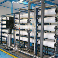 Machines de traitement de l'eau RO PP de dessalement de l'eau de mer en conteneur 36TPH