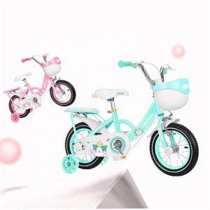 Bicyclette pour fille, vélo 18 <span class=keywords><strong>pouces</strong></span>, couleur rose, nouveau style, avec roues d'entraînement, bicyclette pour fille, - Product Image 6