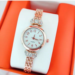 Orologio da <span class=keywords><strong>Donna</strong></span> Elegante in Lega con Movimento al Quarzo, Oro Rosa, Regalo di Lusso per Signore - Product Image 2