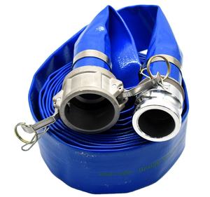 Bomba <span class=keywords><strong>de</strong></span> agua flexible <span class=keywords><strong>para</strong></span> riego, manguera plana con abrazaderas <span class=keywords><strong>para</strong></span> manguera, tubos <span class=keywords><strong>de</strong></span> plástico subterráneos <span class=keywords><strong>de</strong></span> succión y descarga - Product Image 3