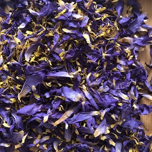 ชาสมุนไพรดอกบัวสีน้ำเงินแห้งทำมือจากธรรมชาติ  กลีบดอกบัวสีน้ำเงินแห้งสำหรับขาย - Product Image 3