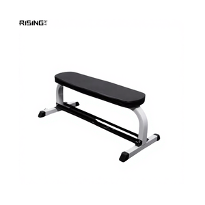 Rising Fitness Home Gym Banco de acero Inclinación plana Diseño de disminución para culturismo Mancuerna Prensa de Banco plana - Product Image 1