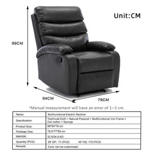 Moderner Günstiger <span class=keywords><strong>Massage</strong></span>-Drehsessel Wohnzimmer Elektrischer Massagesessel Modernes Chesterfield-Sofa Wohnzimmermöbel Stahl - Product Image 2