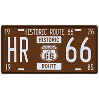 Carteles de chapa de metal con placa impresa vintage de 15x30cm personalizados al por mayor para decoración de vehículos de garaje de coche